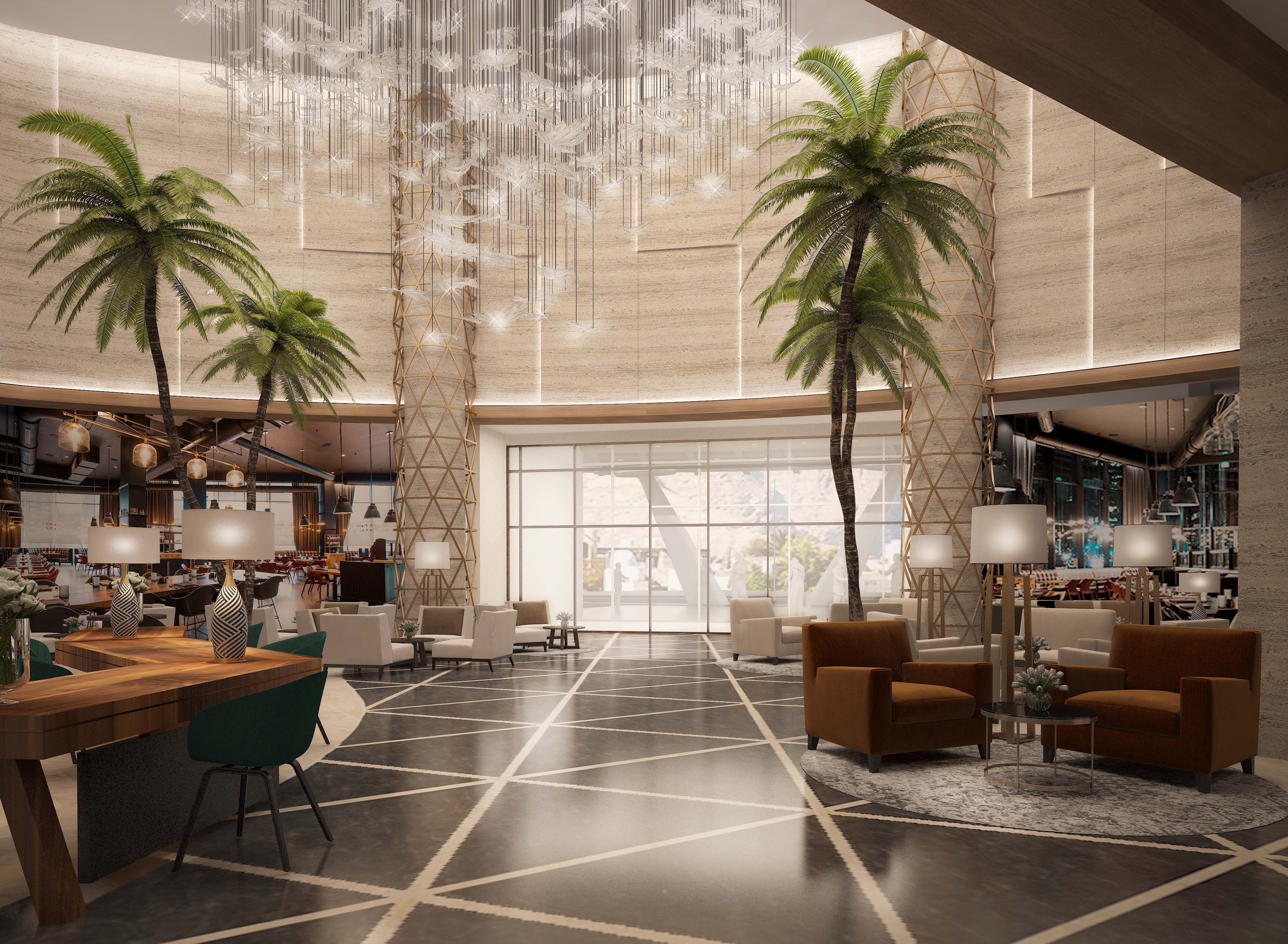 Boutique hotel interior with distinctive local design and atmosphere