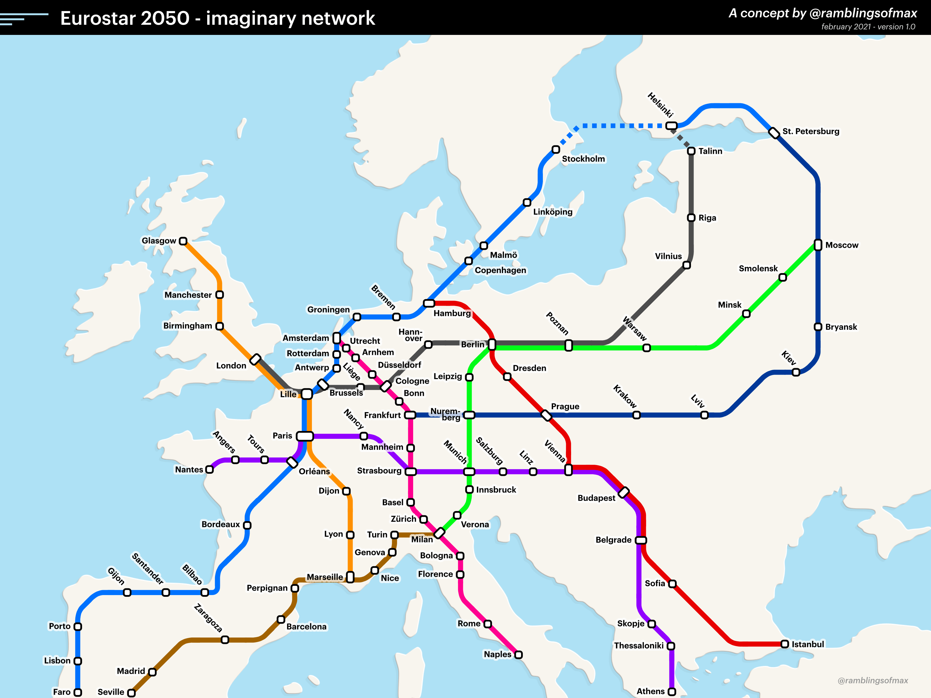 Travelers connecting between cities by train with manageable luggage