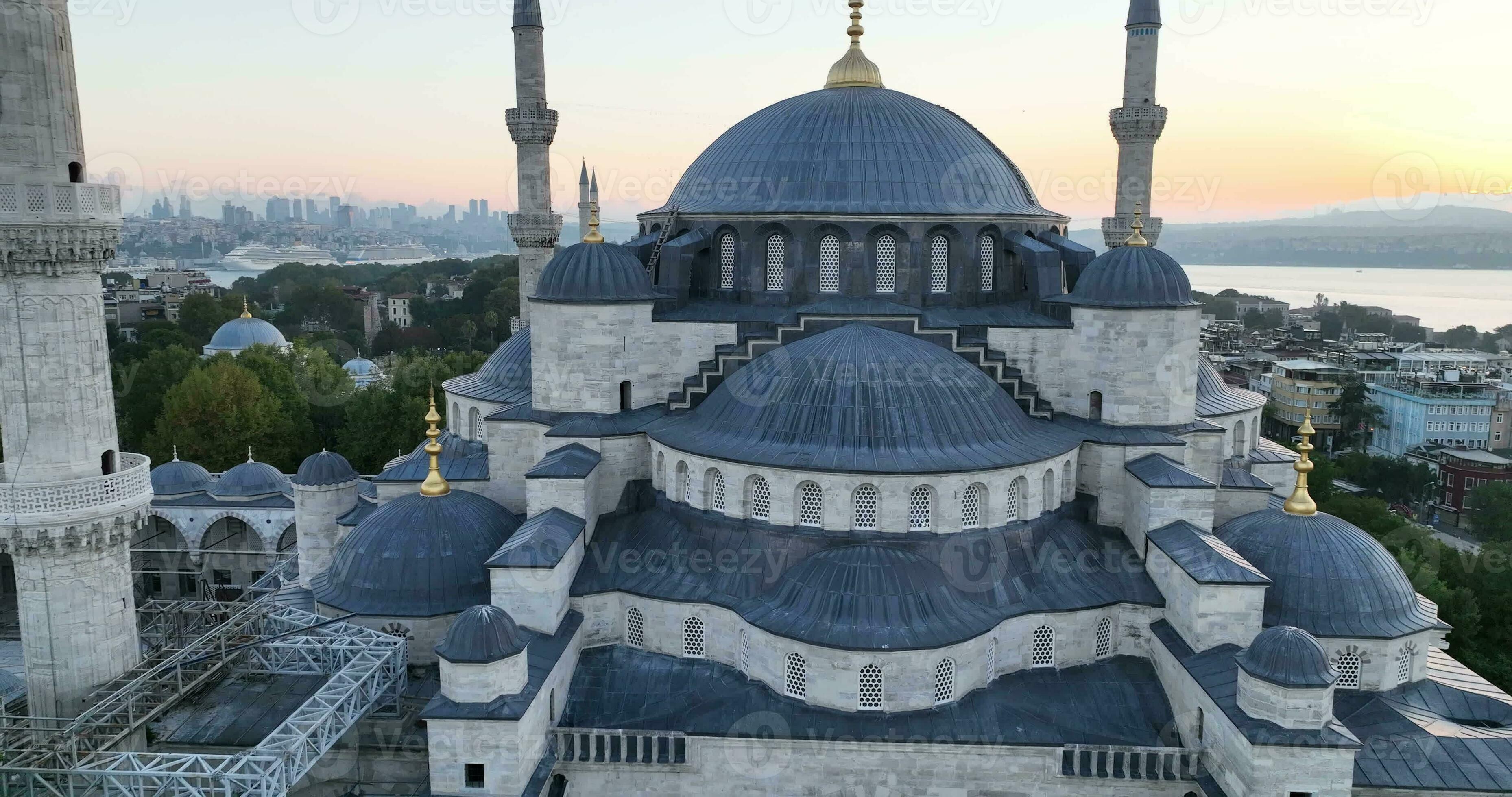 Istanbul skyline and Bosphorus cultural cityscape