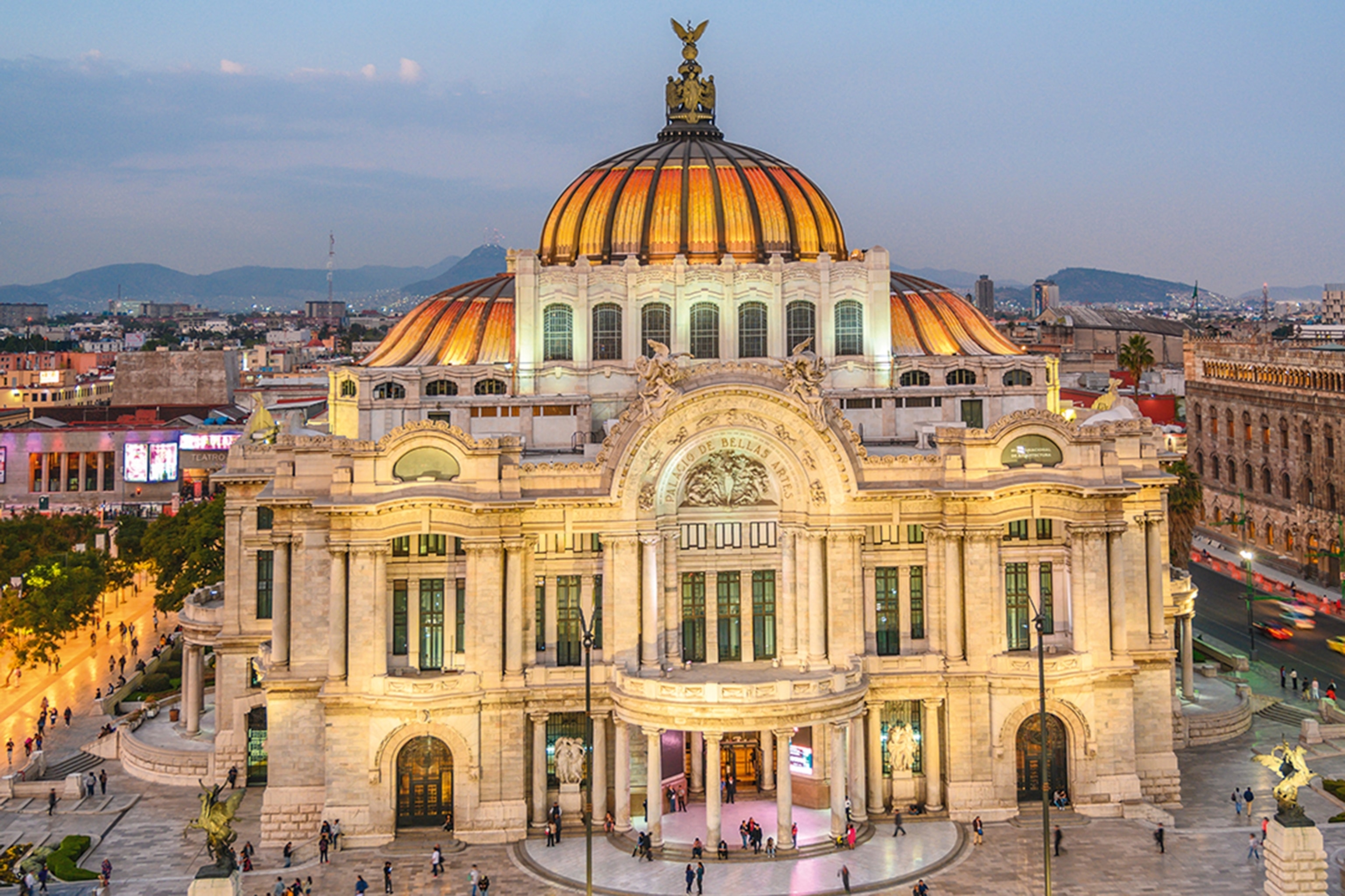 Mexico City historic center and cultural architecture