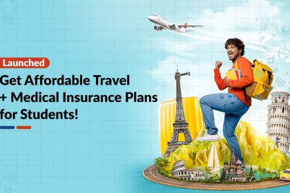 Travel insurance planning with passport, policy documents and international trip essentials