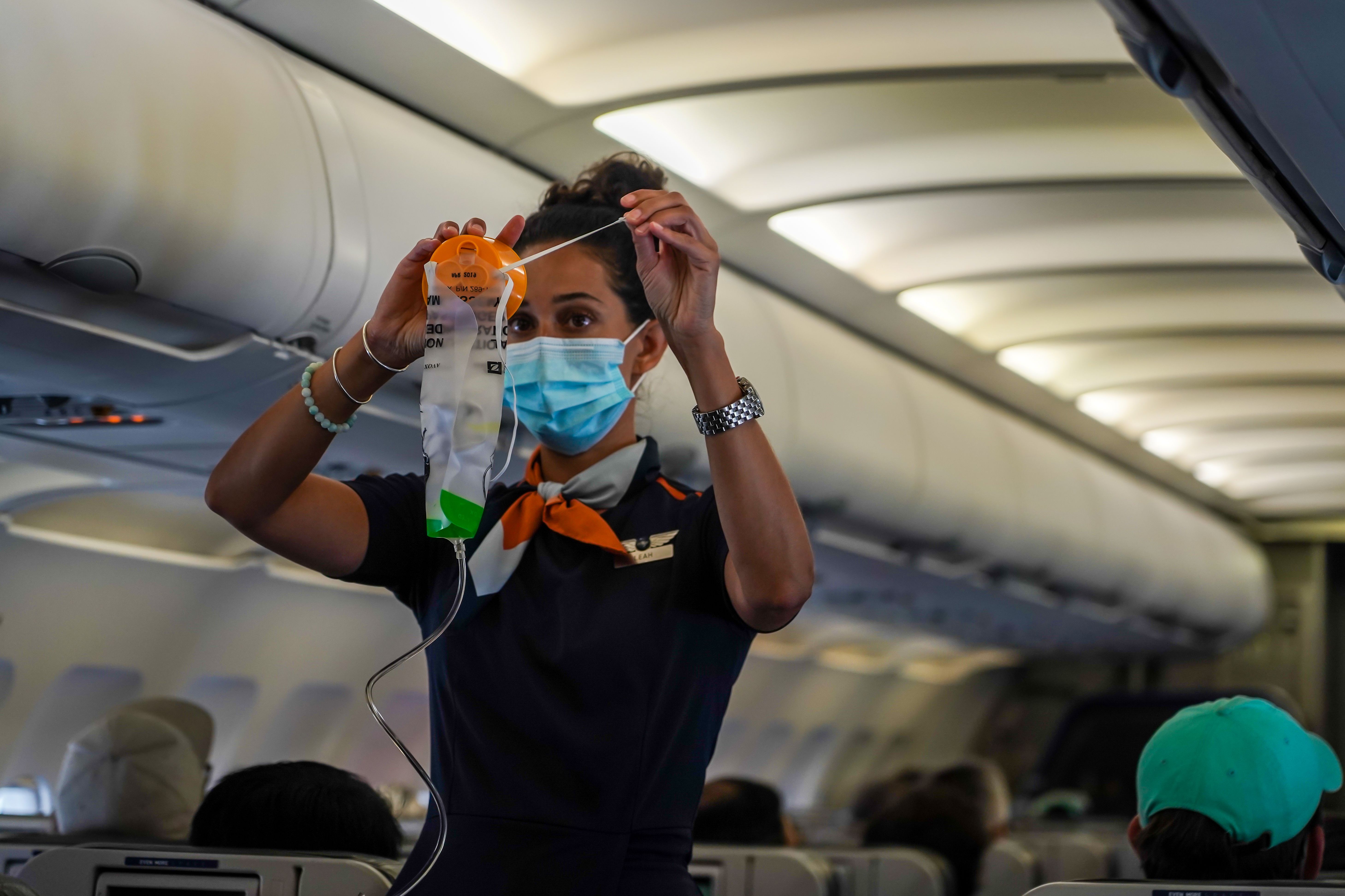 Hydration during a long flight for general travel comfort